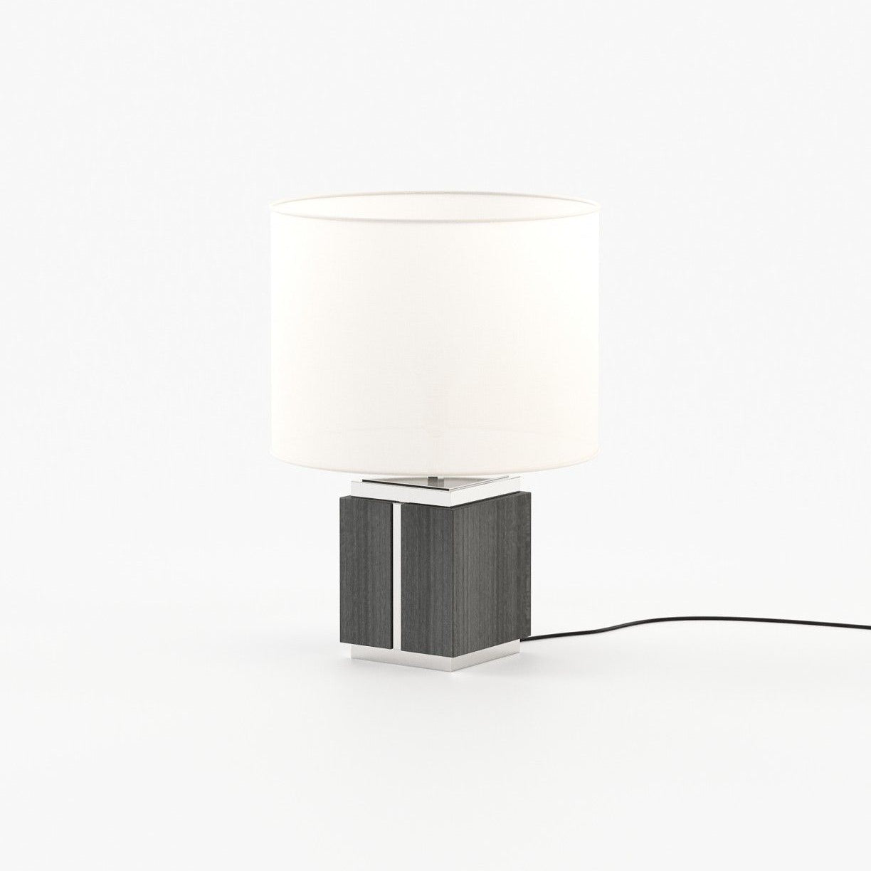 Laskasas LITTLE Table & Desk Lamp Grey Eucalyptus Veneer Matte - Araco Interiors
