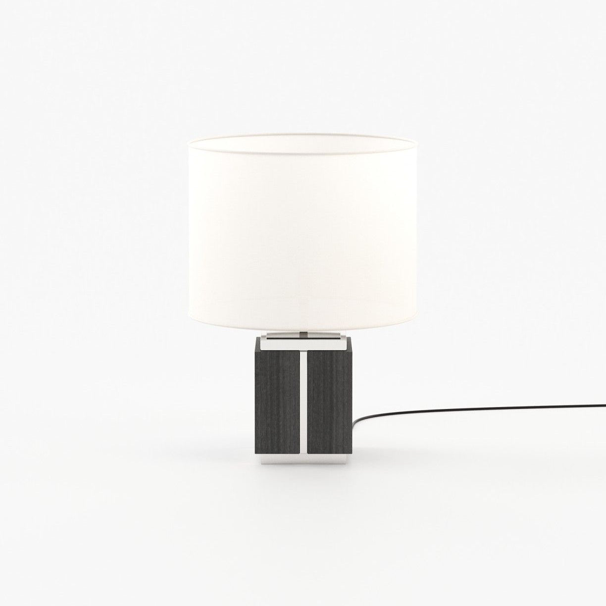 Laskasas LITTLE Table & Desk Lamp Grey Eucalyptus Veneer Matte - Araco Interiors
