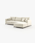 Laskasas LONDON with chaiselongue Sofa Vienna Cream - Araco Interiors