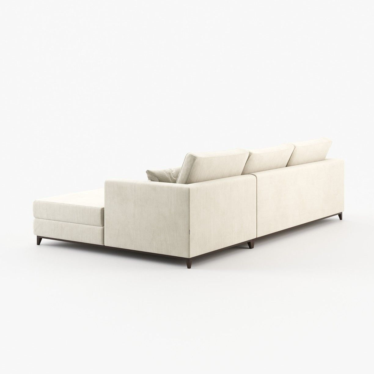Laskasas LONDON with chaiselongue Sofa Vienna Cream - Araco Interiors