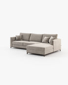 Laskasas LONDON with chaiselongue Sofa Vienna Khaki - Araco Interiors