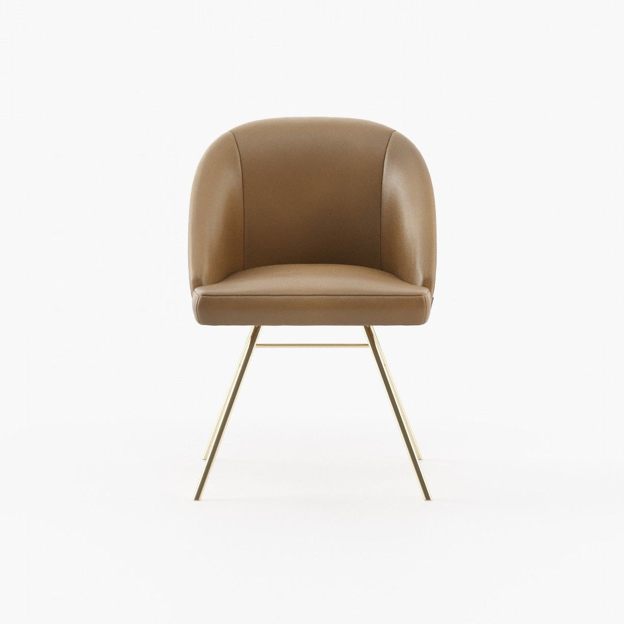 Laskasas LOREN Dining Chair & Bench Seoul Camel Leather - Araco Interiors
