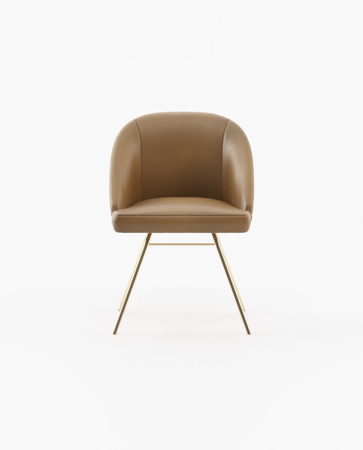 Laskasas LOREN Dining Chair & Bench Seoul Camel Leather - Araco Interiors