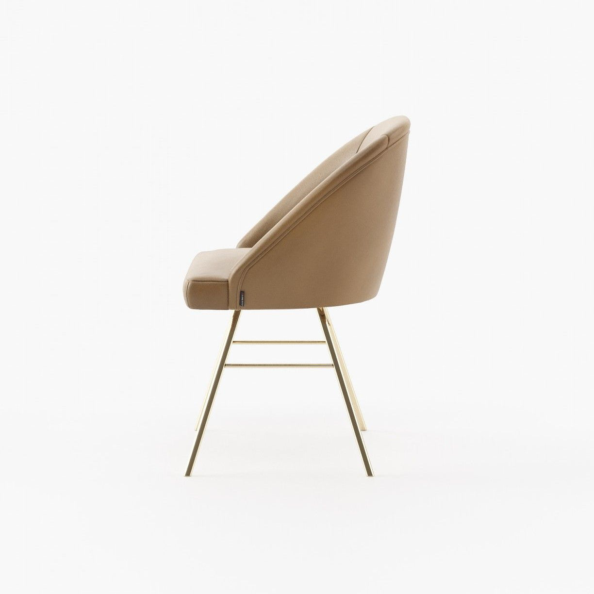 Laskasas LOREN Dining Chair & Bench Seoul Camel Leather - Araco Interiors
