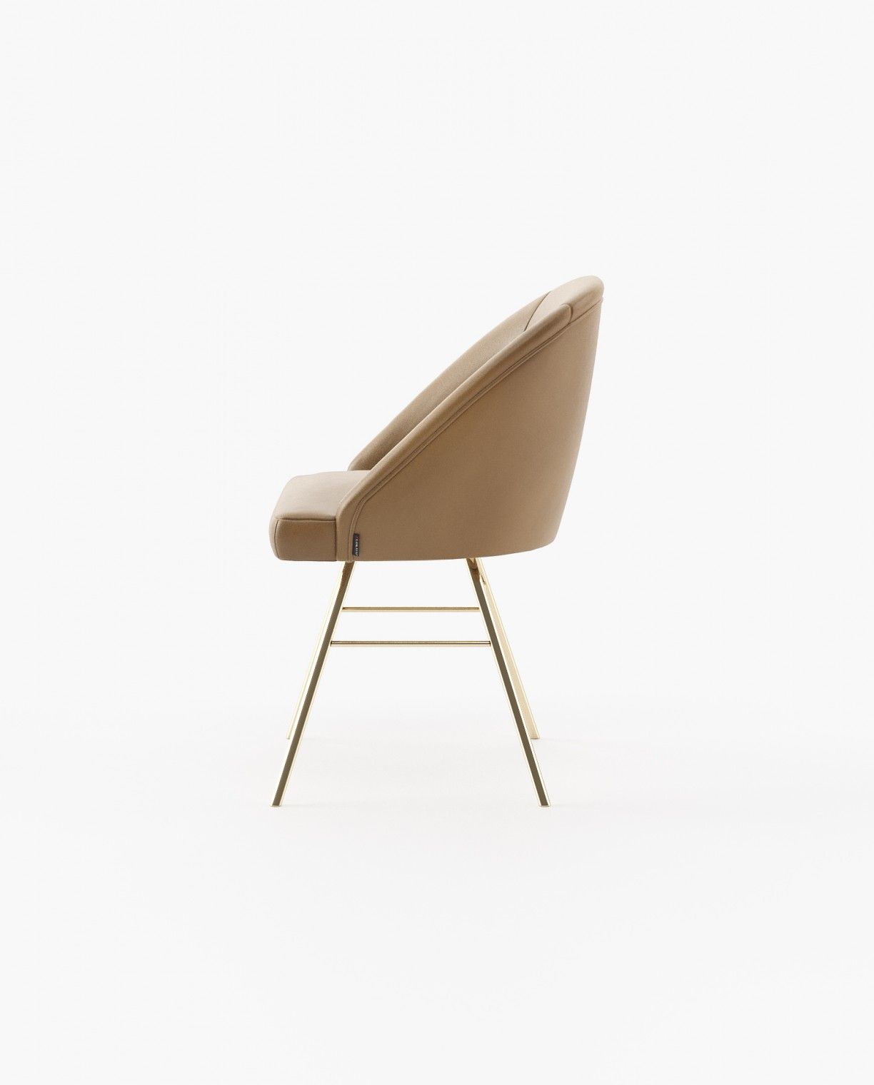 Laskasas LOREN Dining Chair & Bench Seoul Camel Leather - Araco Interiors