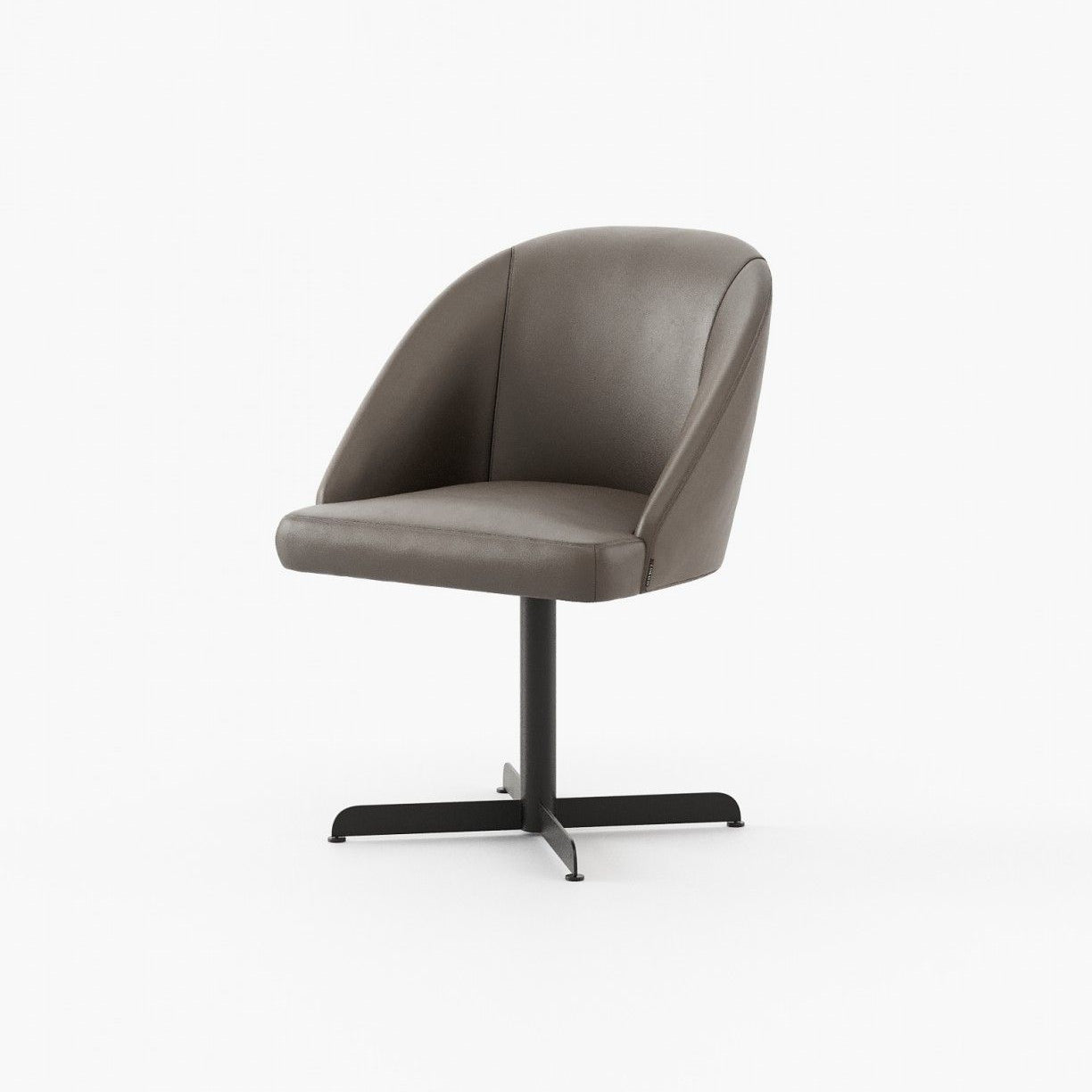 Laskasas LOREN office Dining Chair & Bench Berlin Siena Leather - Araco Interiors