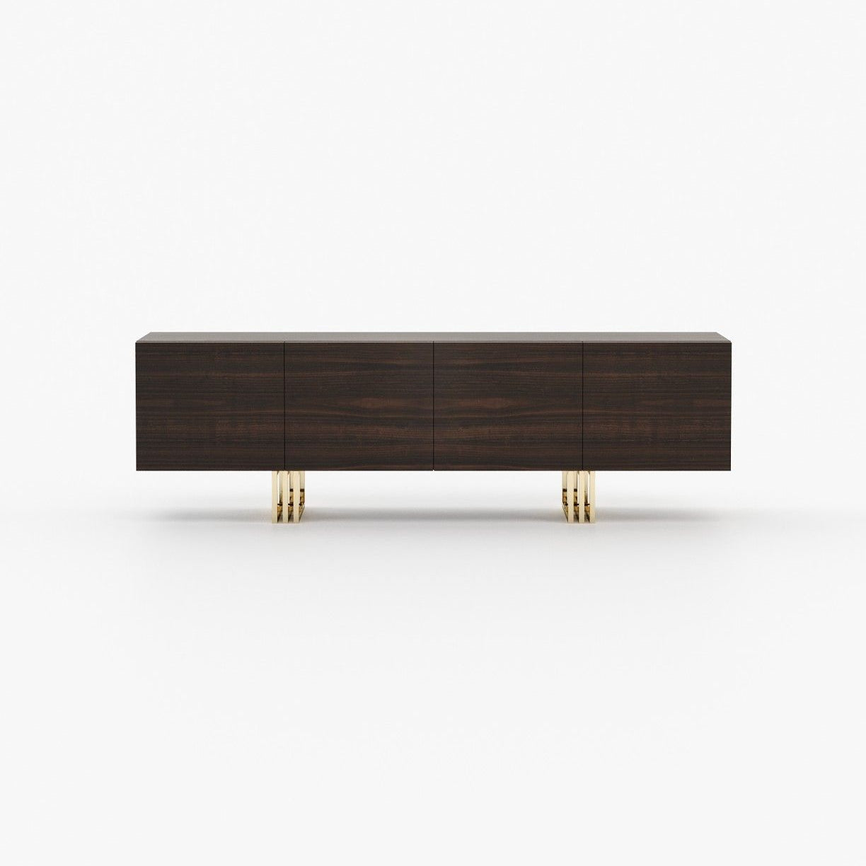 Laskasas LYON Storage Unit Smoked Eucalyptus Veneer Matte - Araco Interiors