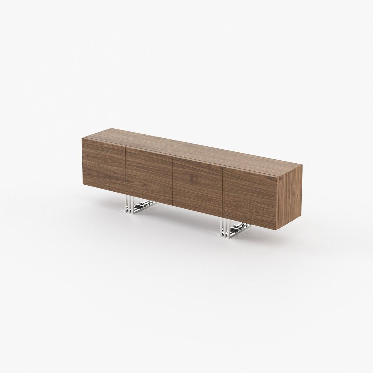 Laskasas LYON Storage Unit Walnut Veneer Matte - Araco Interiors