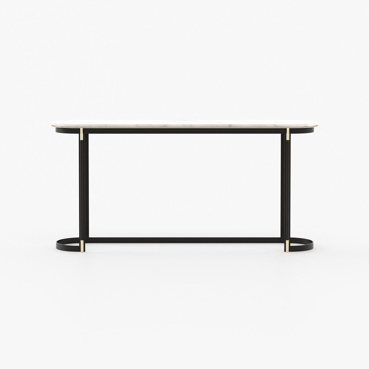 Laskasas LYSSA Console Table Carrara Marble - Araco Interiors