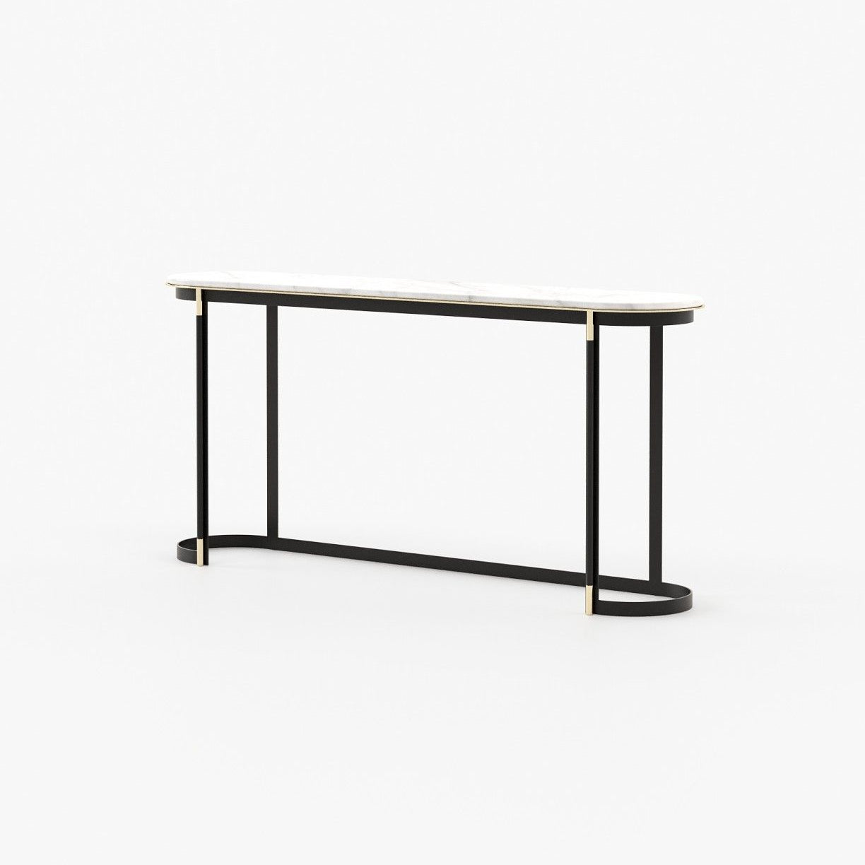 Laskasas LYSSA Console Table Carrara Marble - Araco Interiors