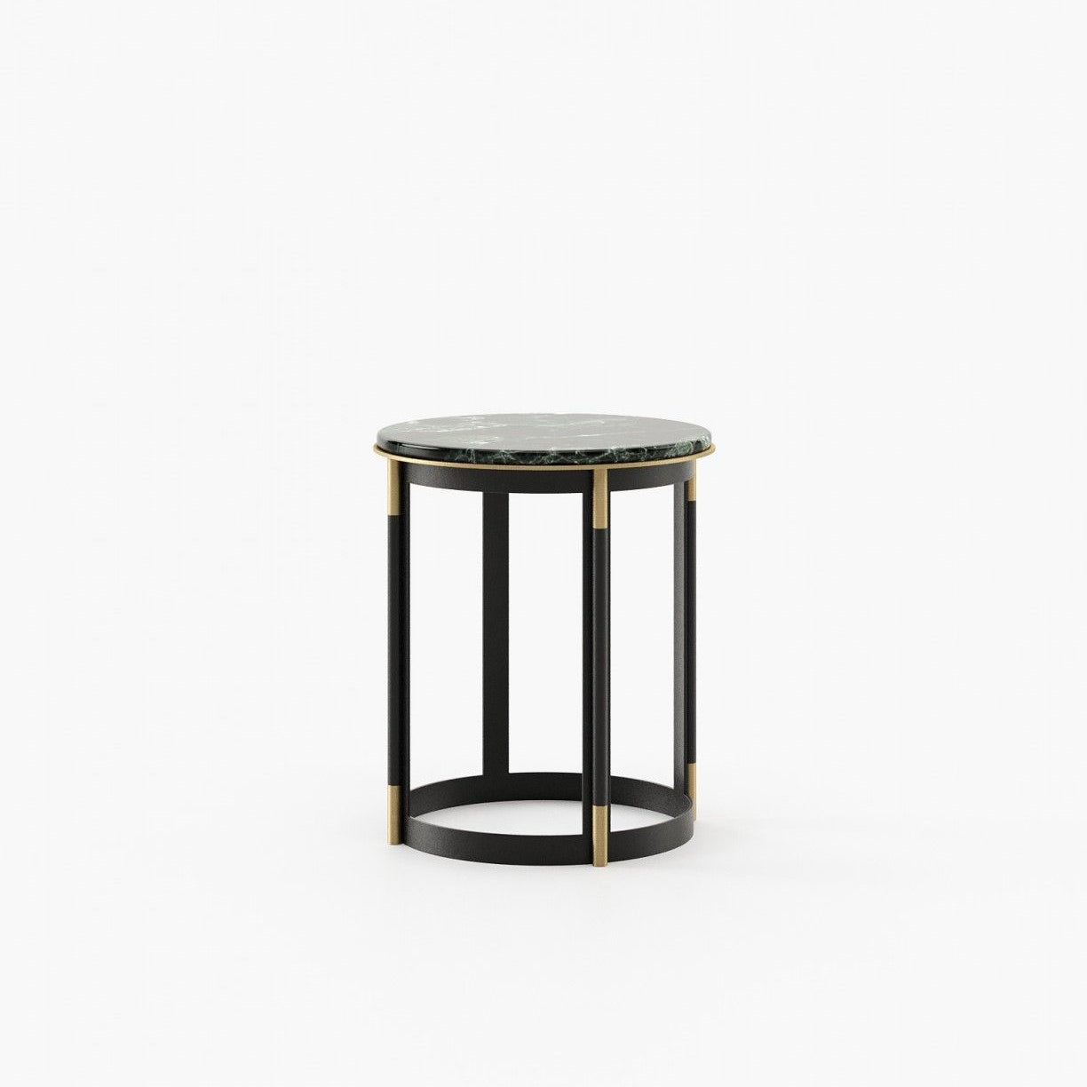Laskasas LYSSA Nest & Side Table Verde Issorie Polished Marble - Araco Interiors
