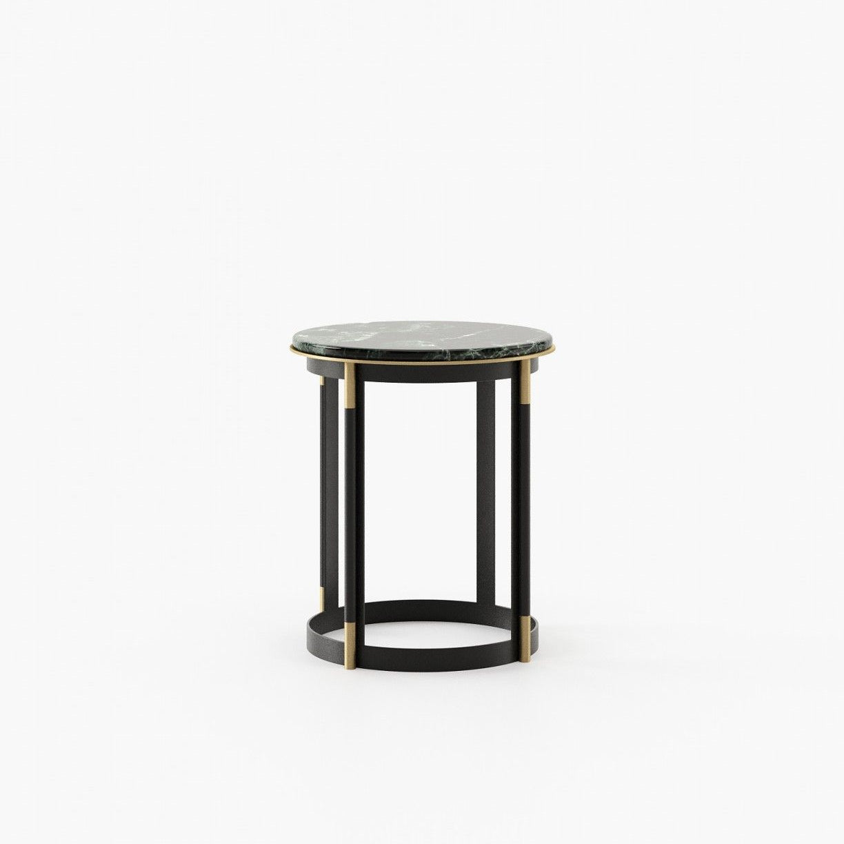 Laskasas LYSSA Nest & Side Table Verde Issorie Polished Marble - Araco Interiors