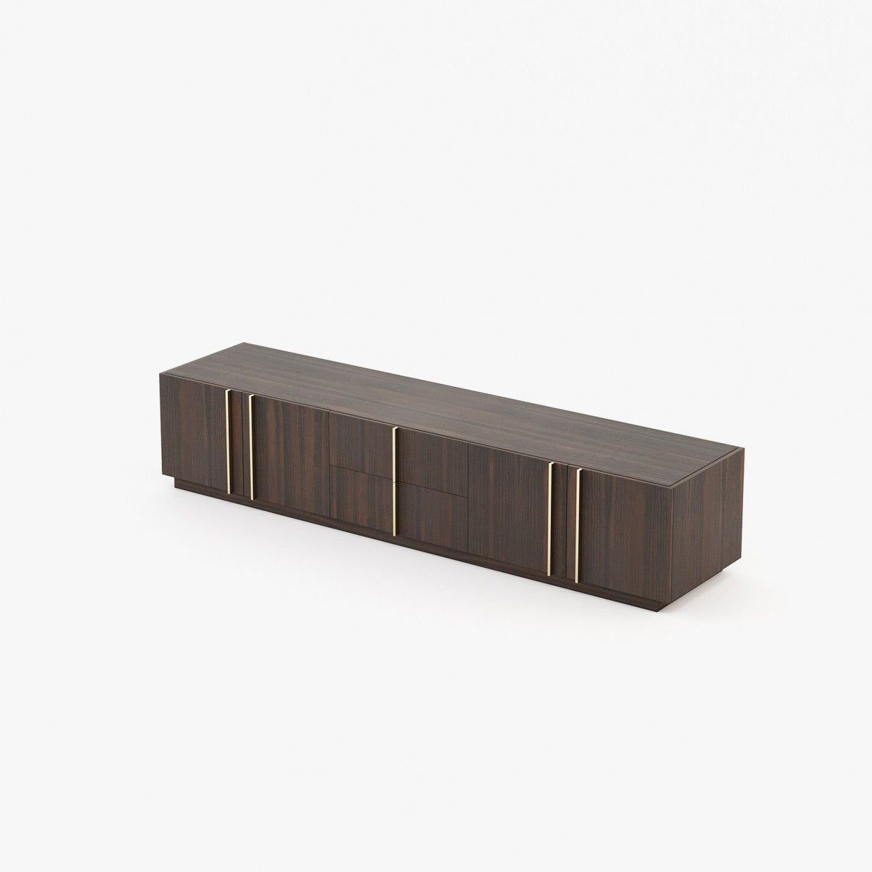 Laskasas MACAU Media Unit Smoked Eucalyptus Veneer Matte - Araco Interiors
