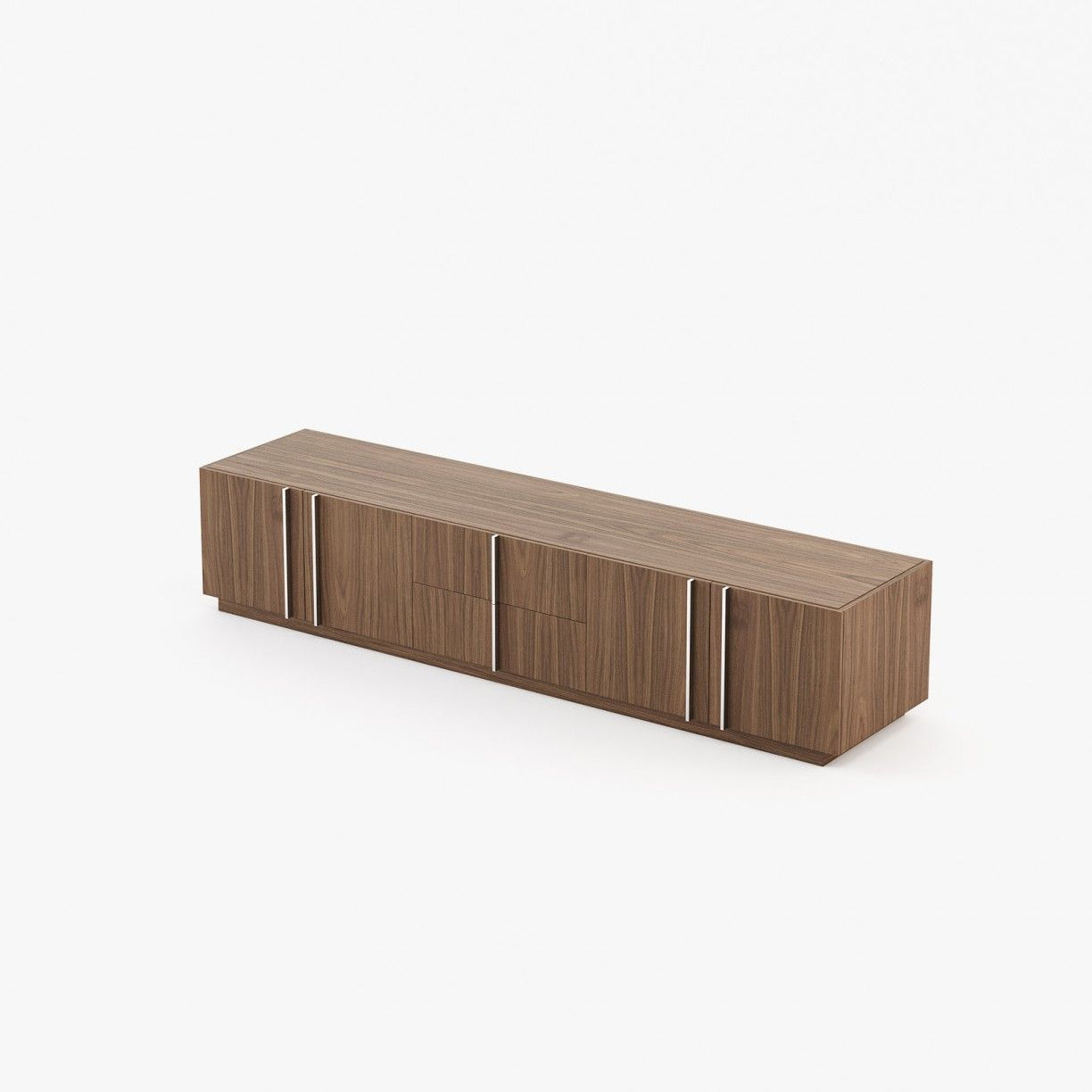Laskasas MACAU Media Unit Walnut Veneer Matte - Araco Interiors