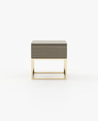 Laskasas MALÉ Bedside Cabinet & Table Aged Oak Veneer Matte - Araco Interiors