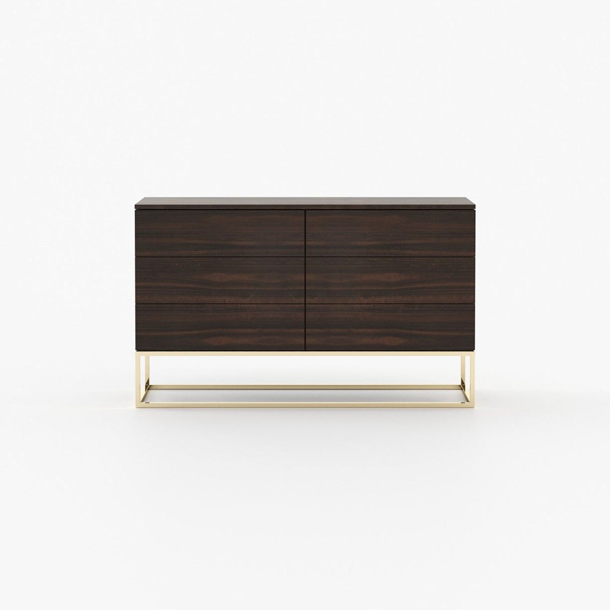 Laskasas MALE Set of 6 Chest of Drawers Smoked Eucalyptus Veneer Matte - Araco Interiors