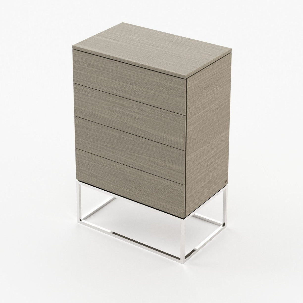 Laskasas MALE Tallboy Chest of Drawers Aged Oak Veneer Matte - Araco Interiors