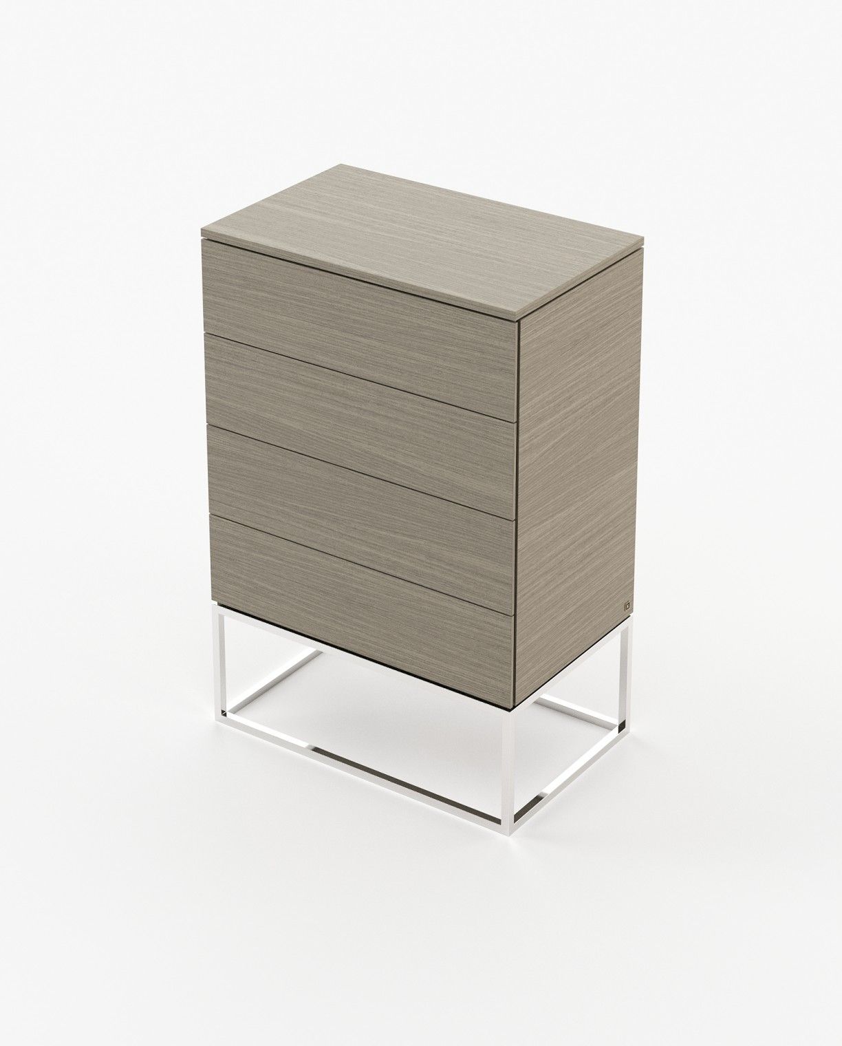 Laskasas MALE Tallboy Chest of Drawers Aged Oak Veneer Matte - Araco Interiors