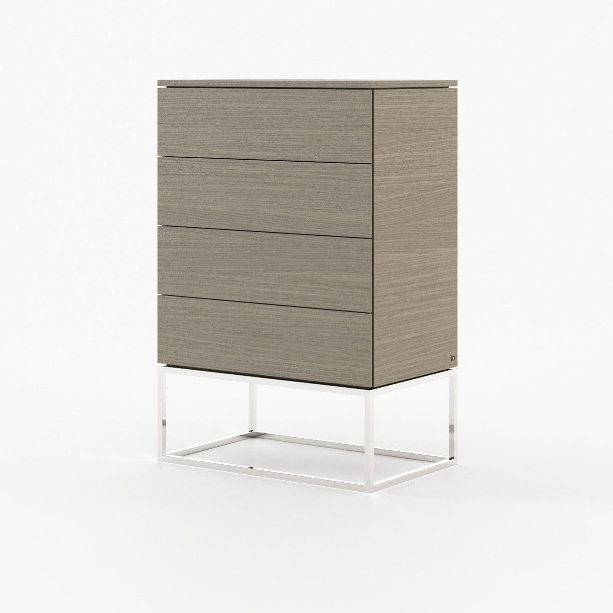 Laskasas MALE Tallboy Chest of Drawers Aged Oak Veneer Matte - Araco Interiors