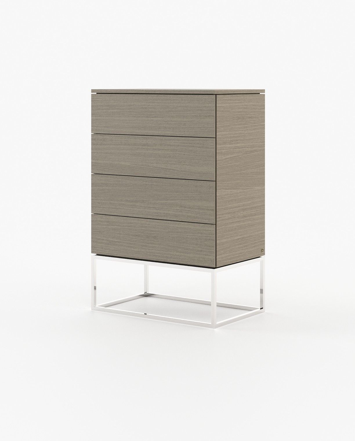 Laskasas MALE Tallboy Chest of Drawers Aged Oak Veneer Matte - Araco Interiors