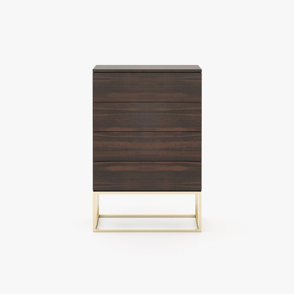 Laskasas MALE Tallboy Chest of Drawers Smoked Eucalyptus Veneer Matte - Araco Interiors