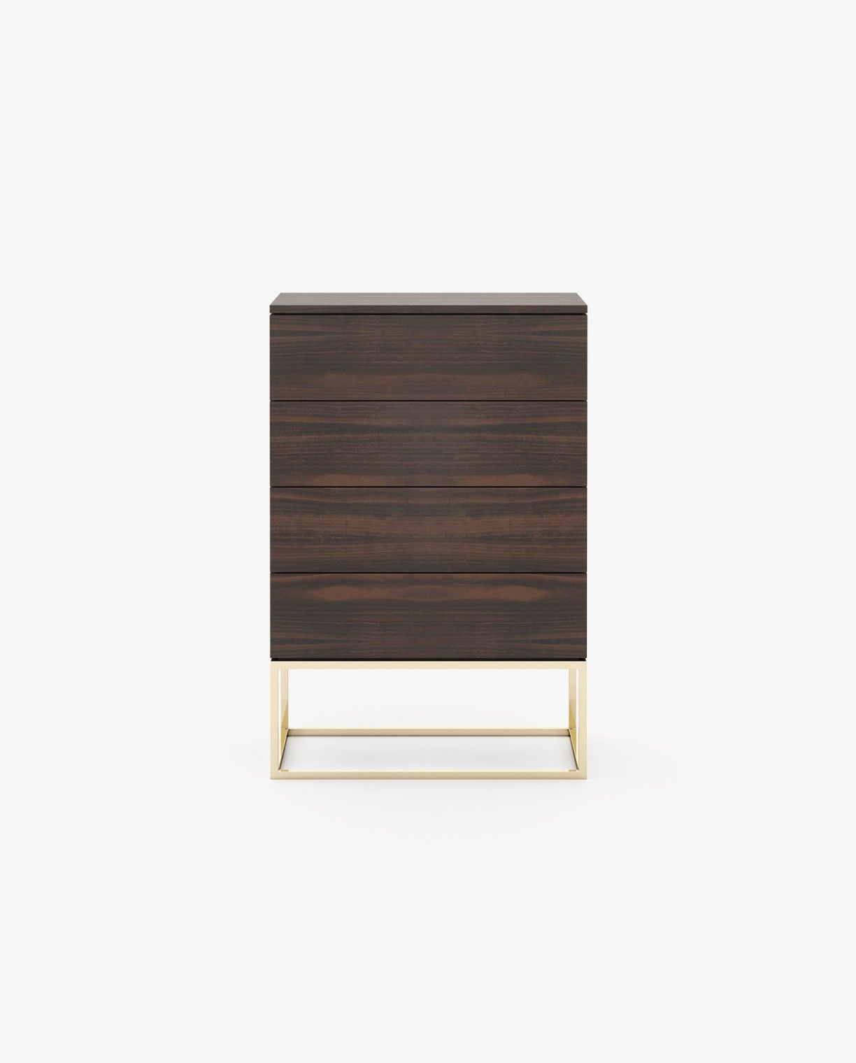 Laskasas MALE Tallboy Chest of Drawers Smoked Eucalyptus Veneer Matte - Araco Interiors