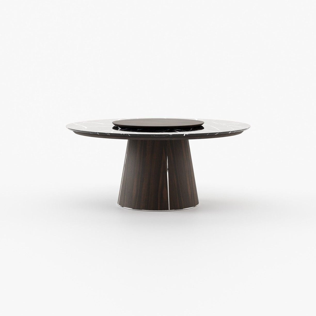 Laskasas MARILYN Dining & Bar Table Smoked Eucalyptus Veneer Matte - Araco Interiors