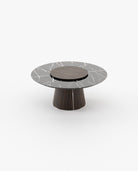 Laskasas MARILYN Dining & Bar Table Smoked Eucalyptus Veneer Matte - Araco Interiors