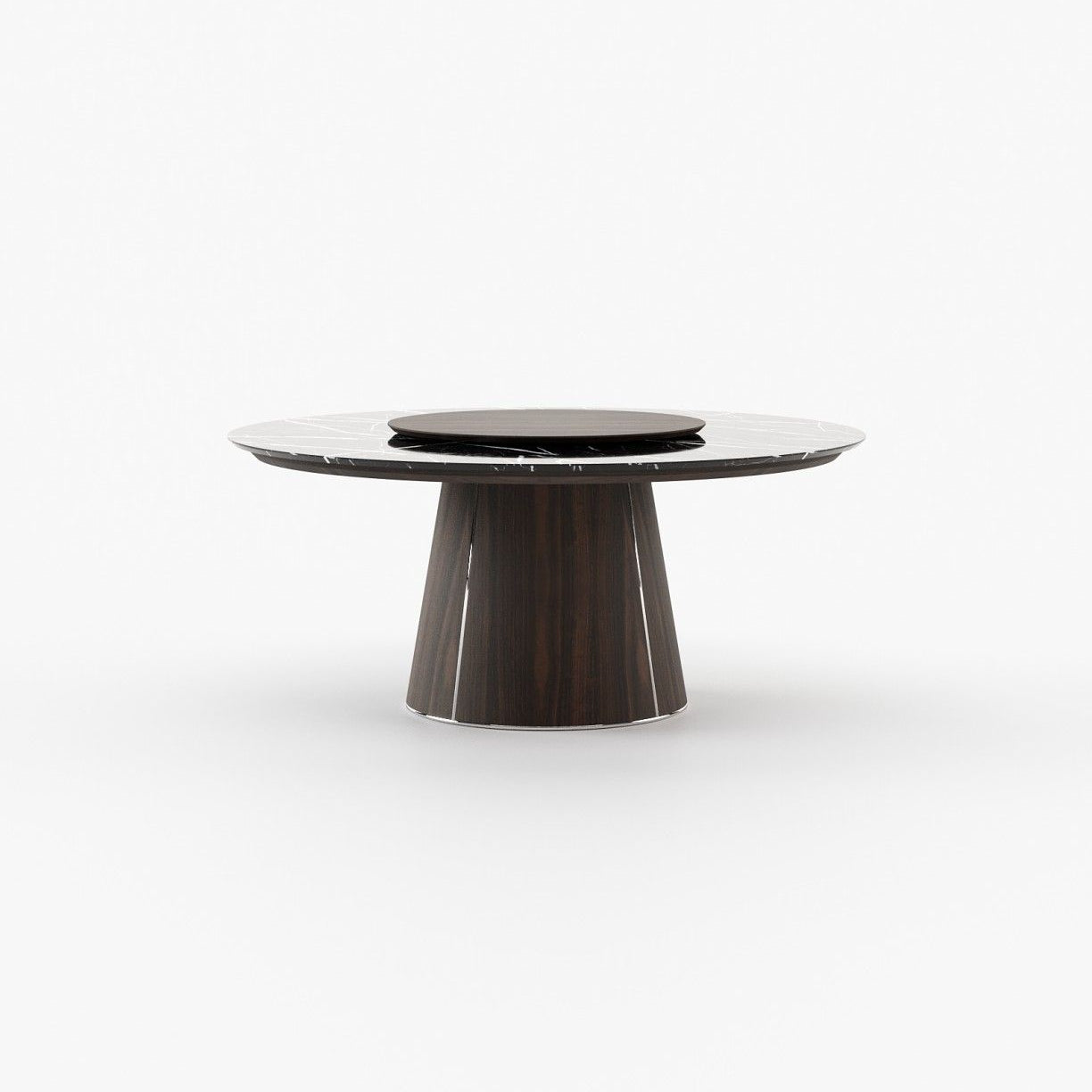 Laskasas MARILYN Dining & Bar Table Smoked Eucalyptus Veneer Matte - Araco Interiors