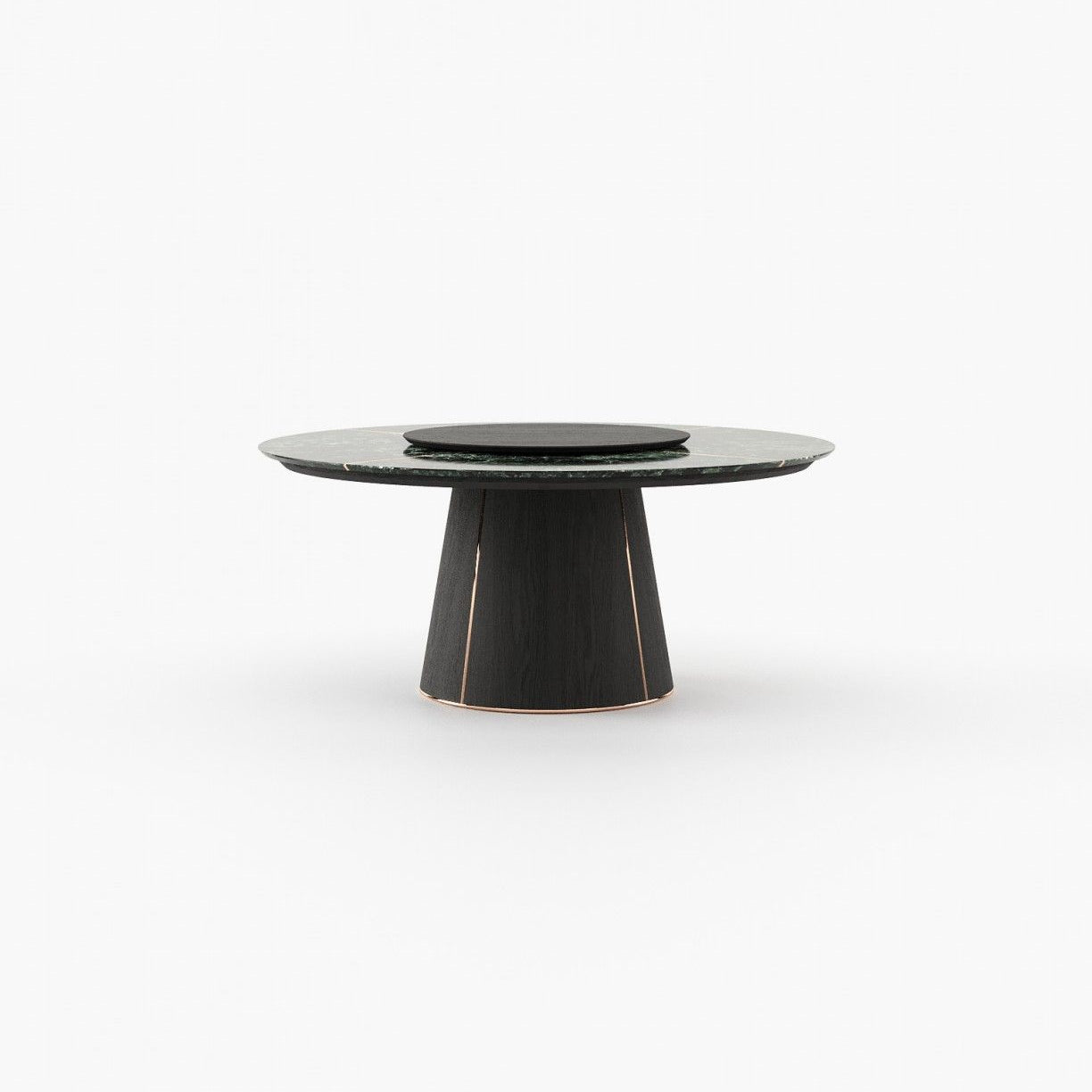 Laskasas MARILYN Dining & Bar Table Verde Issorie Polished Marble - Araco Interiors