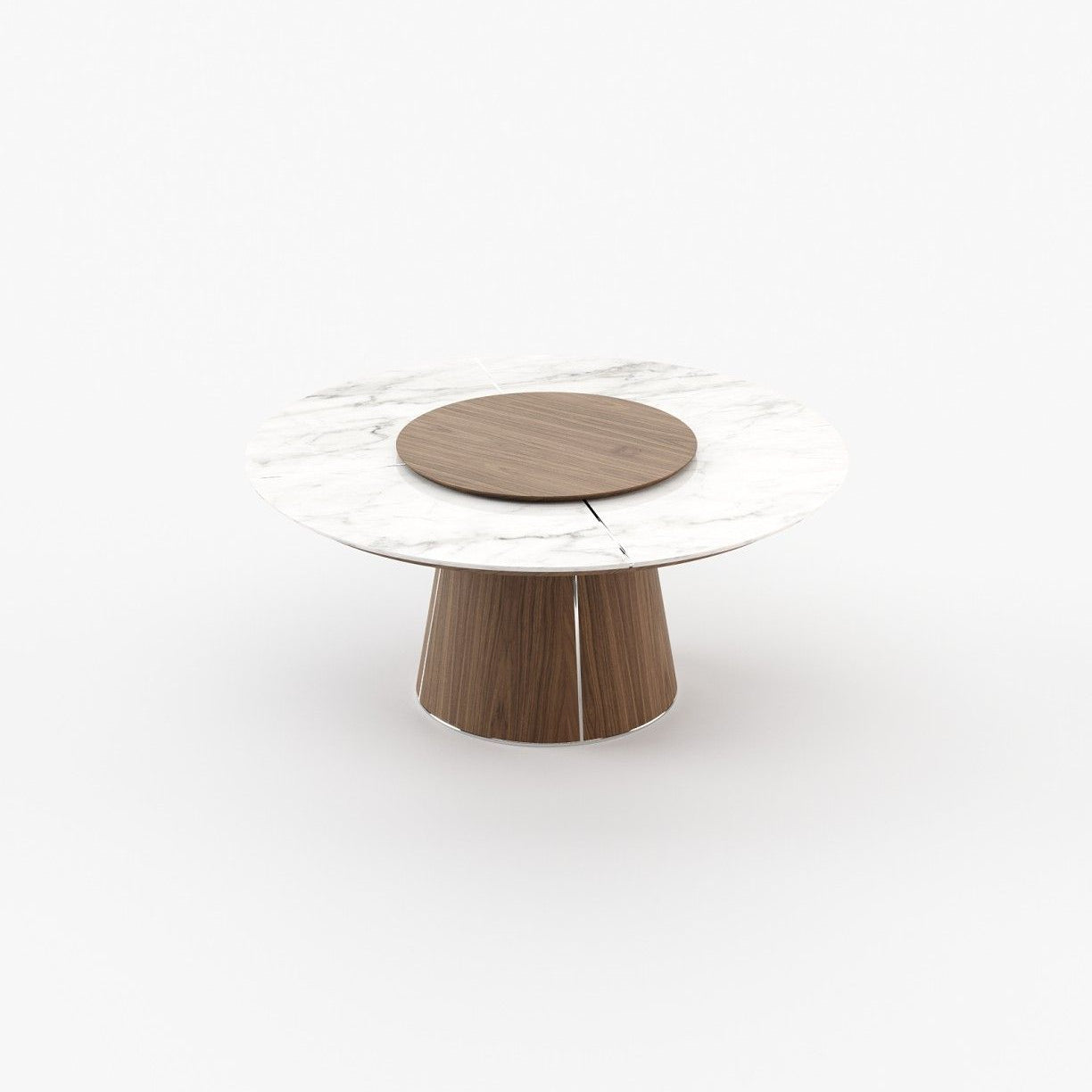 Laskasas MARILYN Dining & Bar Table Walnut Veneer Matte - Araco Interiors