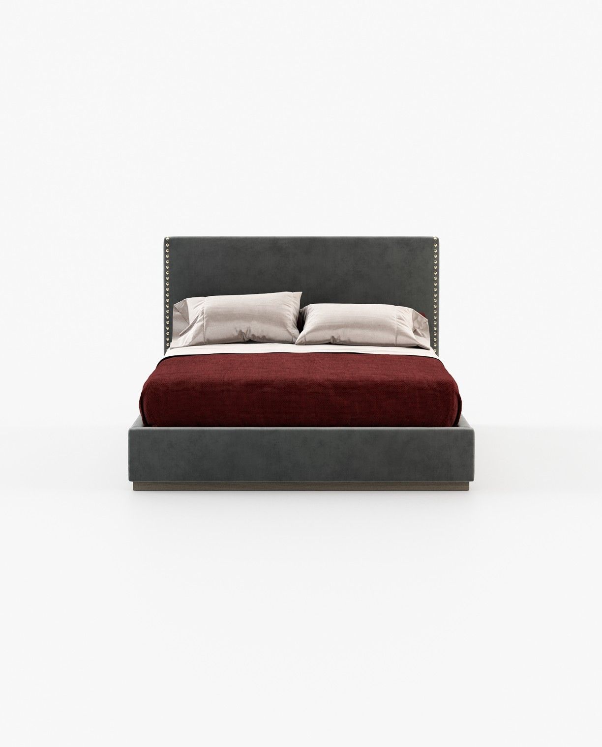 Laskasas MARLIN Bed & Headboard Piera Anthracite - Araco Interiors
