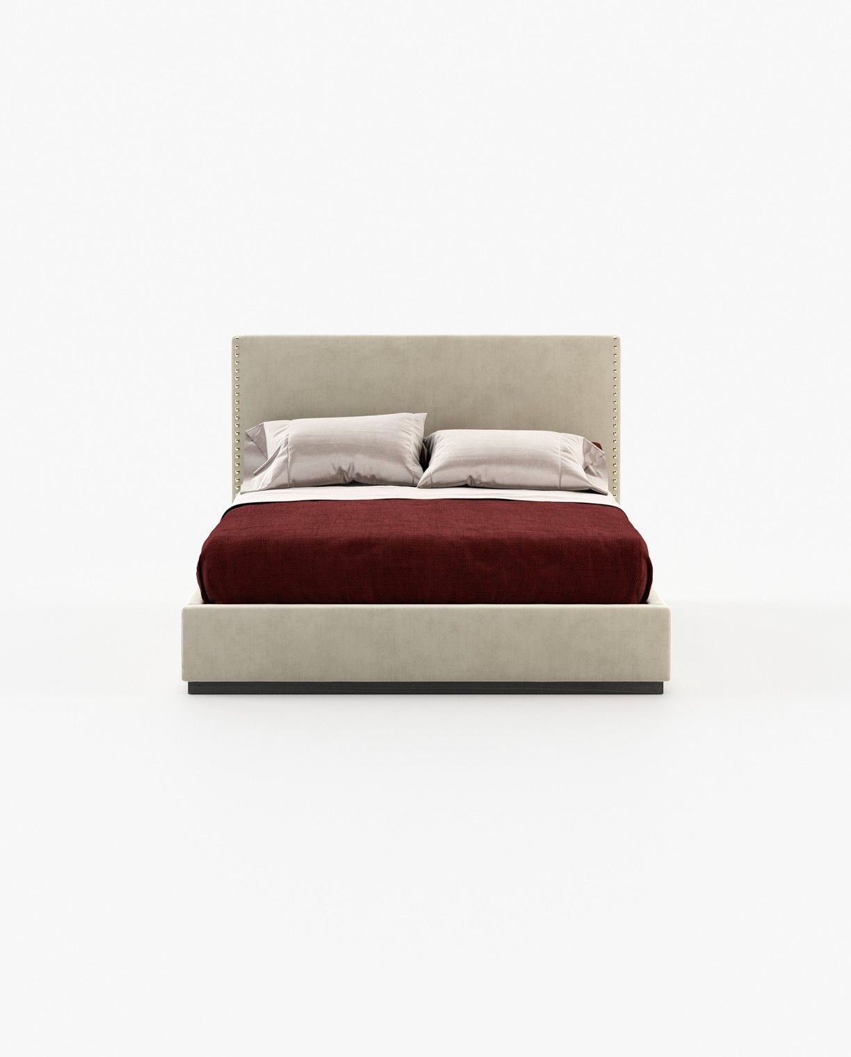 Laskasas MARLIN Bed & Headboard Vienna Cream - Araco Interiors