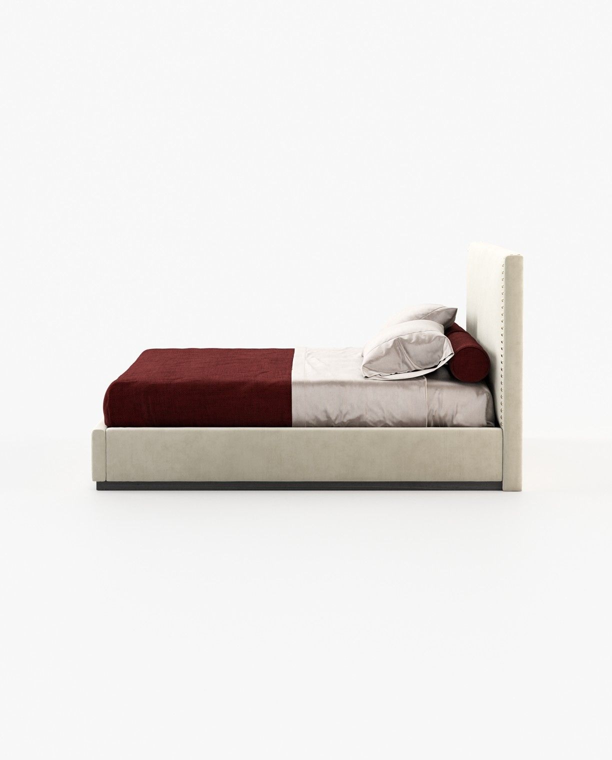 Laskasas MARLIN Bed & Headboard Vienna Cream - Araco Interiors