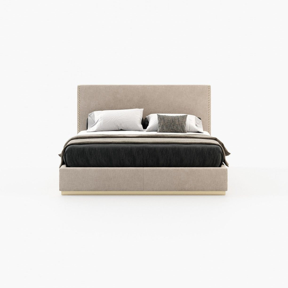 Laskasas MARLIN Bed & Headboard Xangai White - Araco Interiors