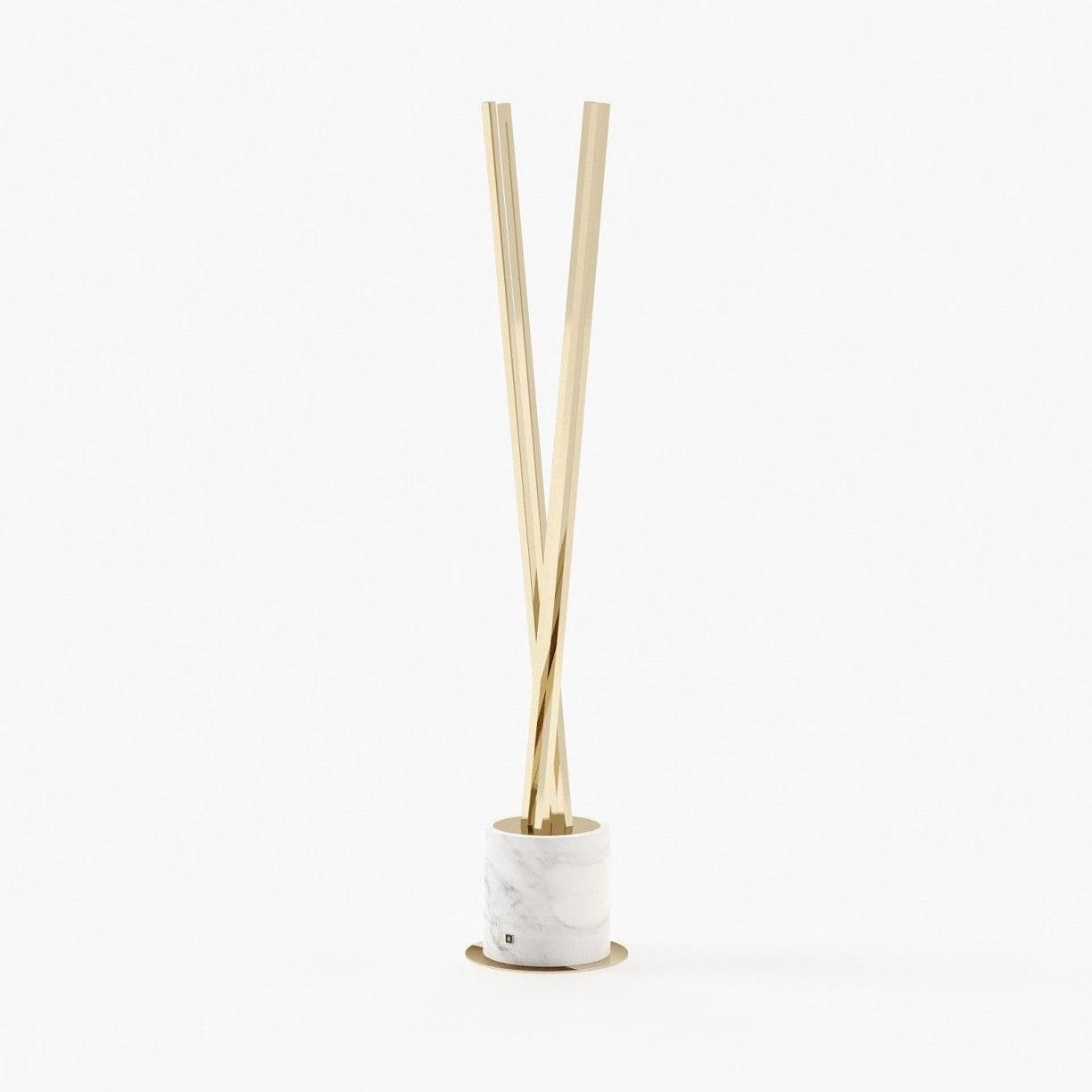 Laskasas MATT Coat & Umbrella Stand Carrara Marble - Araco Interiors