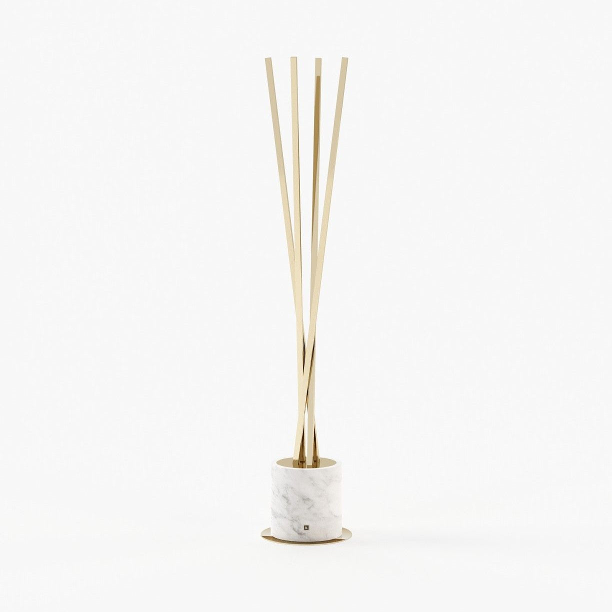 Laskasas MATT Coat & Umbrella Stand Carrara Marble - Araco Interiors