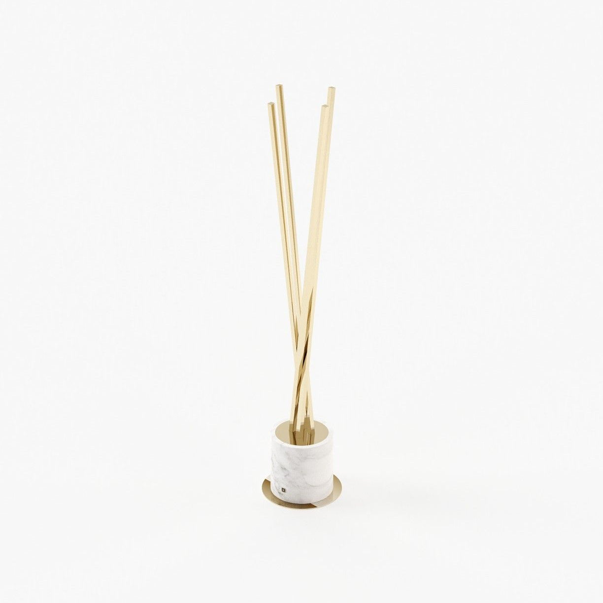 Laskasas MATT Coat & Umbrella Stand Carrara Marble - Araco Interiors