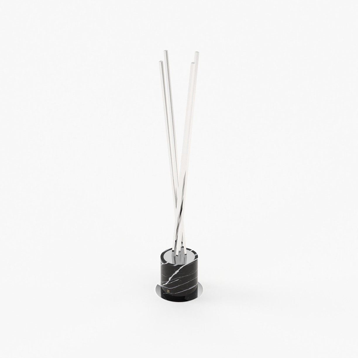 Laskasas MATT Coat & Umbrella Stand Nero Marquina Polished Marble - Araco Interiors