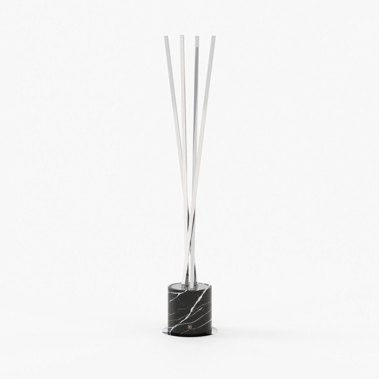 Laskasas MATT Coat & Umbrella Stand Nero Marquina Polished Marble - Araco Interiors