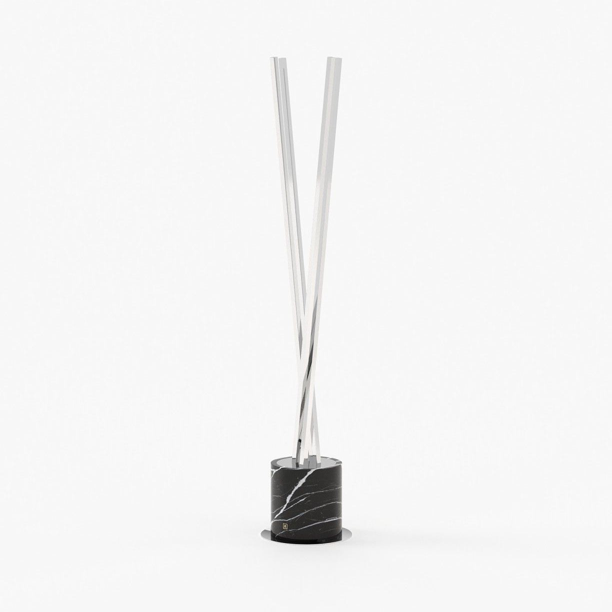 Laskasas MATT Coat & Umbrella Stand Nero Marquina Polished Marble - Araco Interiors