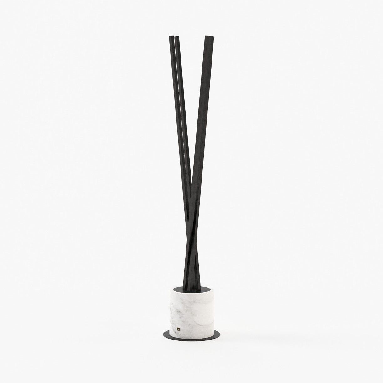 Laskasas MATT Coat & Umbrella Stand Textured Black Iron - Araco Interiors