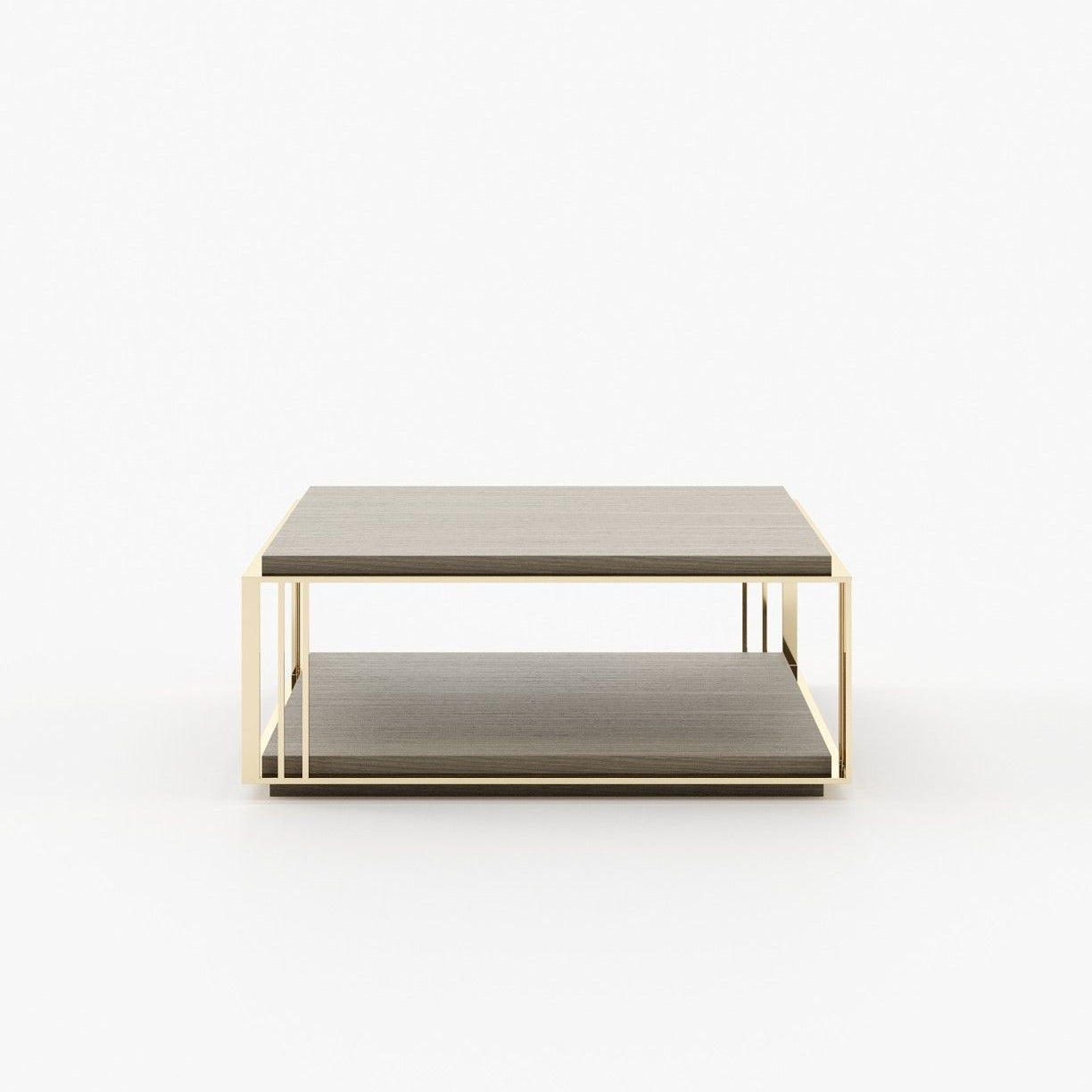 Laskasas MEGAN Coffee Table Aged Oak Veneer Matte - Araco Interiors