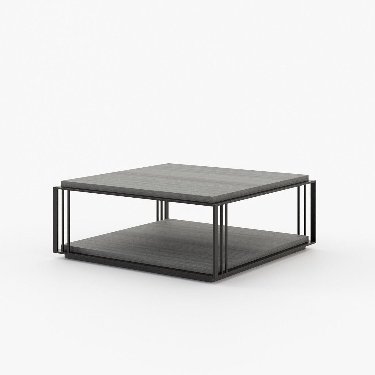 Laskasas MEGAN Coffee Table Grey Eucalyptus Veneer Matte - Araco Interiors