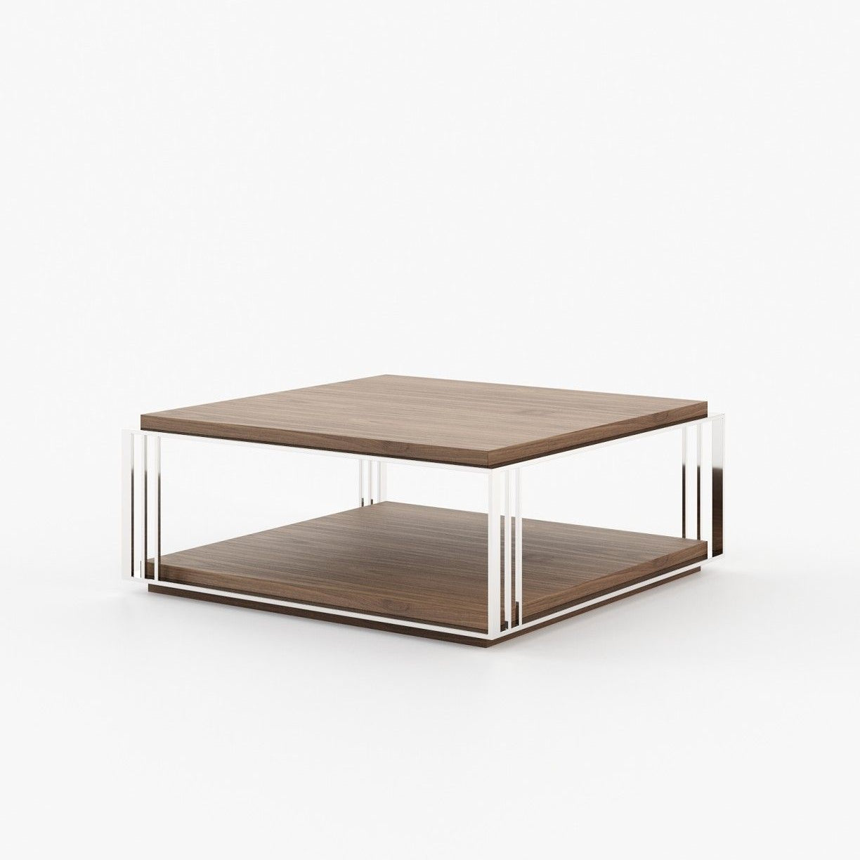 Laskasas MEGAN Coffee Table Walnut Veneer Matte - Araco Interiors