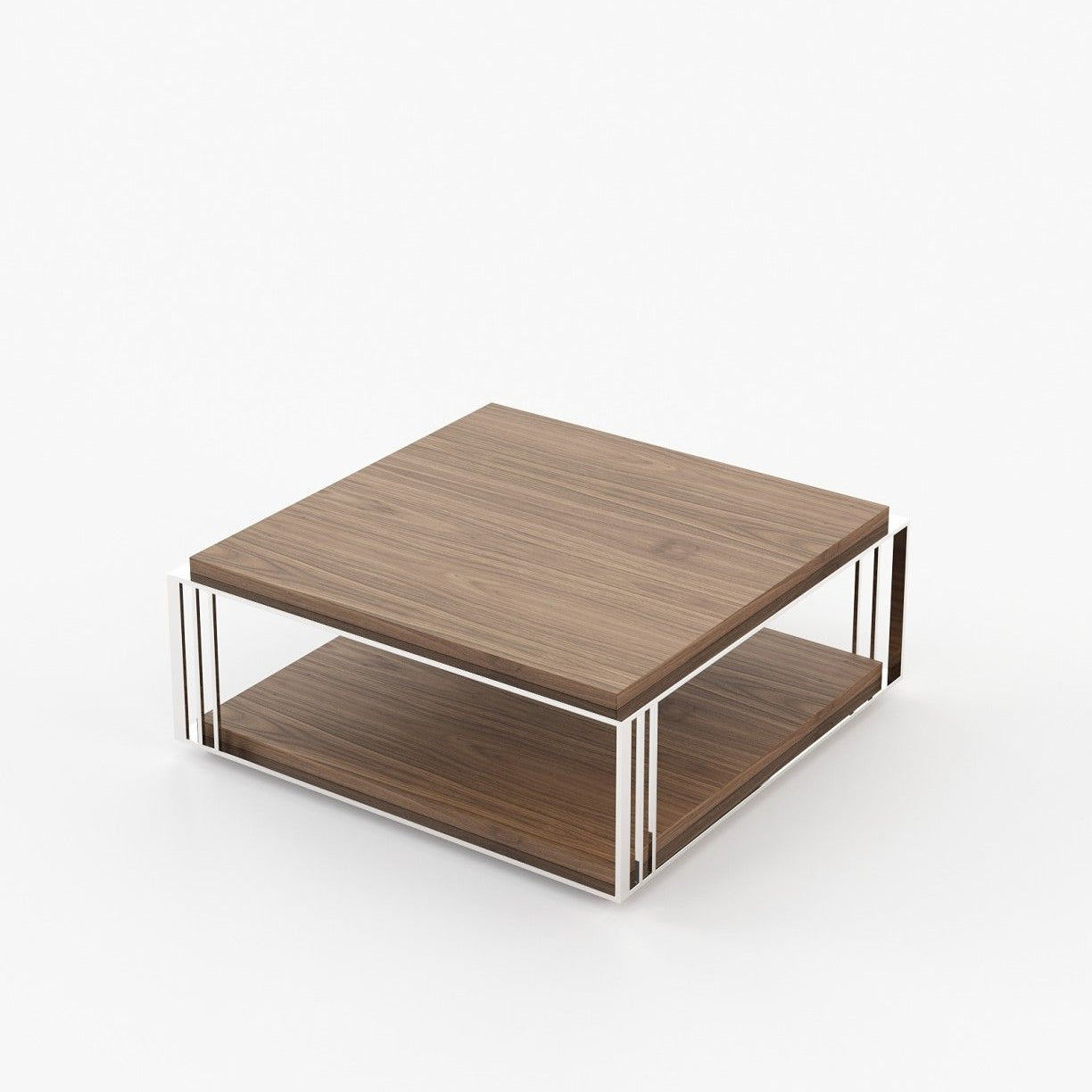Laskasas MEGAN Coffee Table Walnut Veneer Matte - Araco Interiors