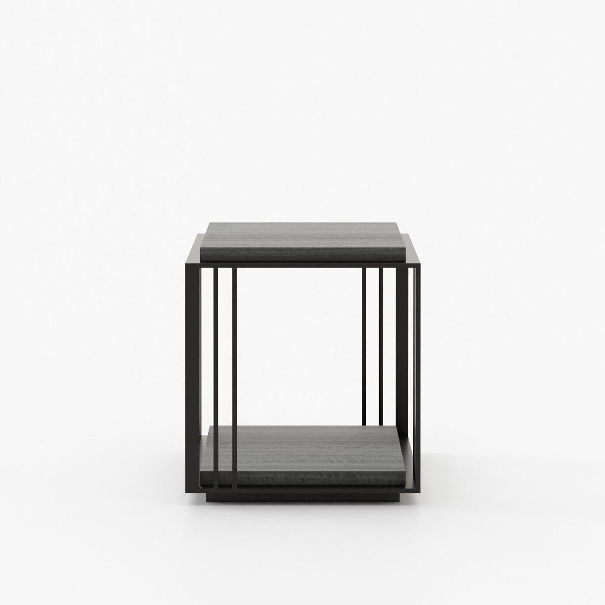 Laskasas MEGAN Nest & Side Table Grey Eucalyptus Veneer Matte - Araco Interiors