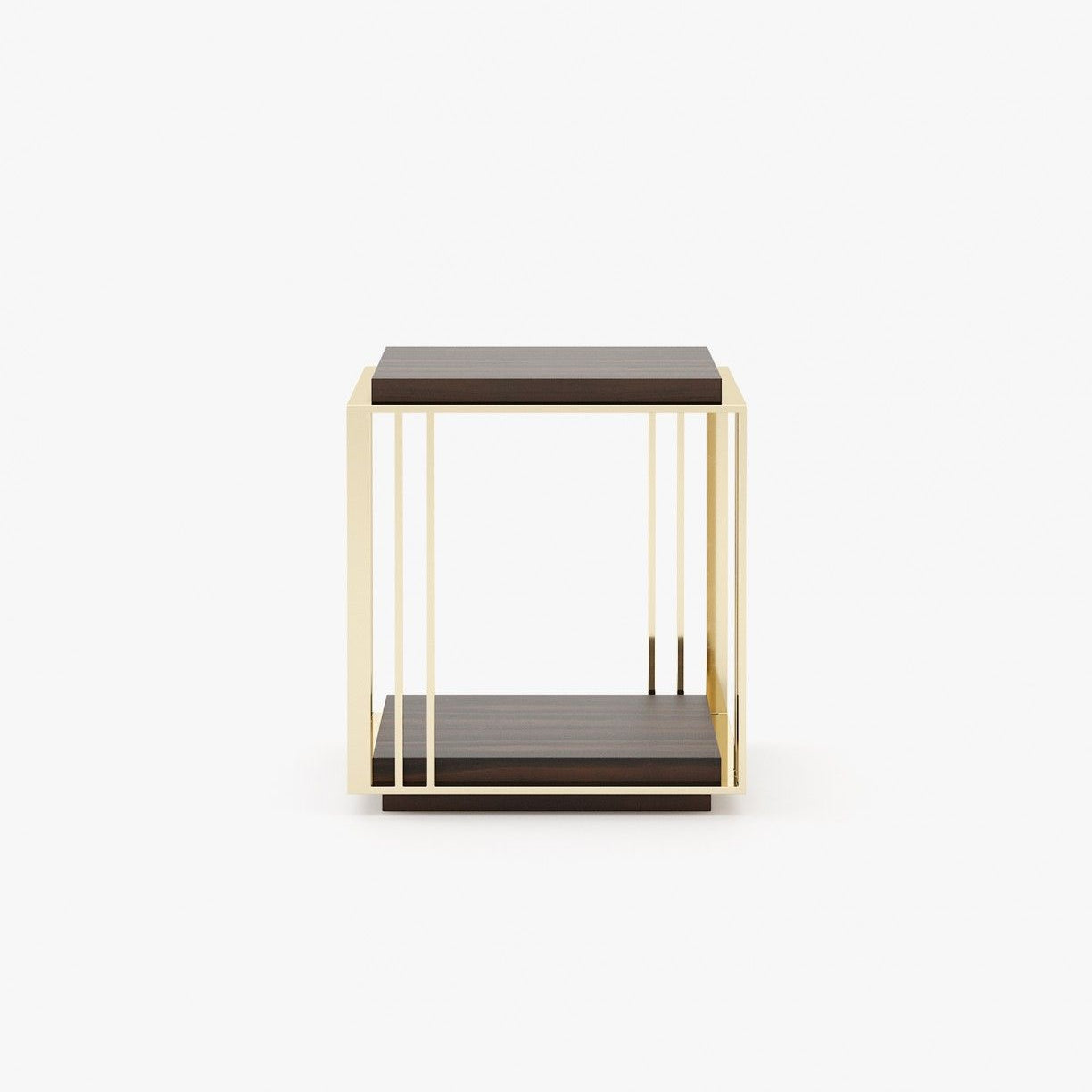 Laskasas MEGAN Nest & Side Table Smoked Eucalyptus Veneer Matte - Araco Interiors