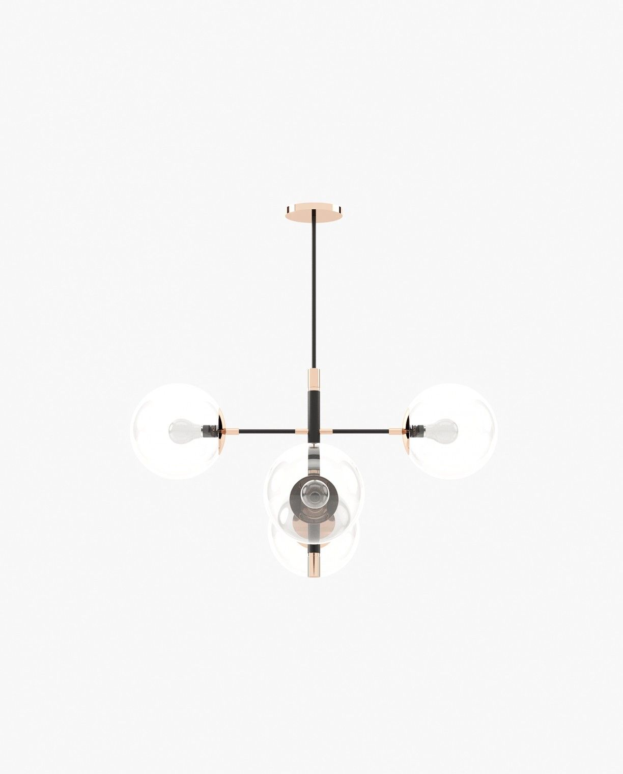 Laskasas MEREDITH Ceiling Light Copper Polished Stainless Steel - Araco Interiors