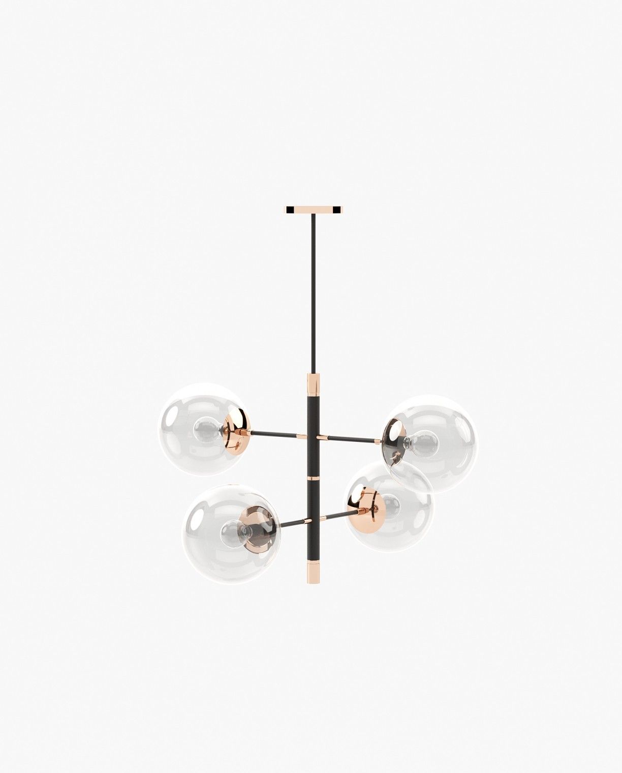 Laskasas MEREDITH Ceiling Light Copper Polished Stainless Steel - Araco Interiors